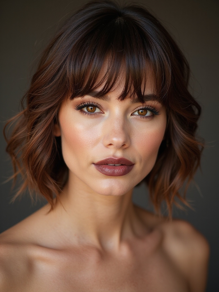 smooth strategic bangs transition