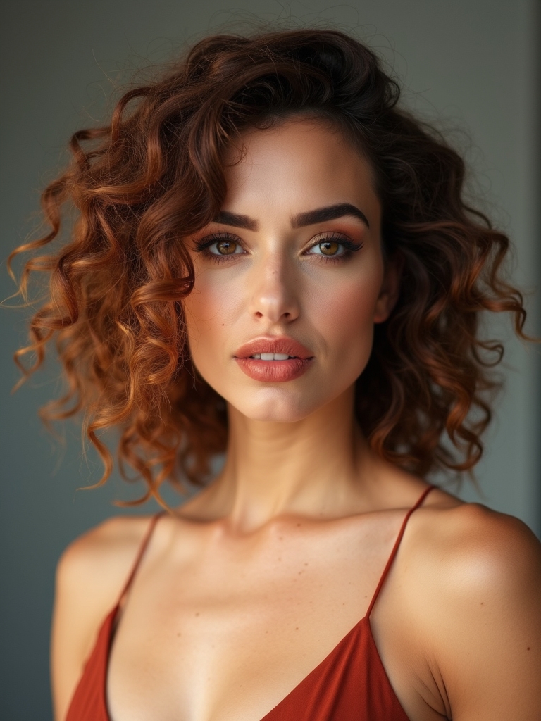 soft airy short curls