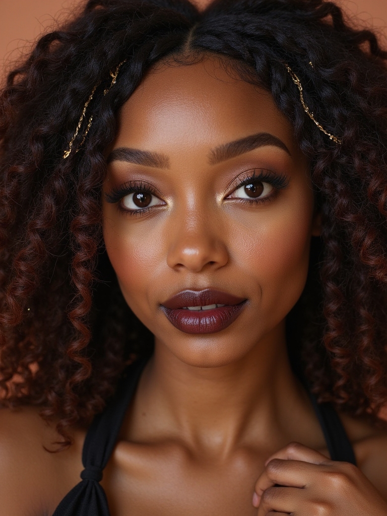 soft braids voluminous curls
