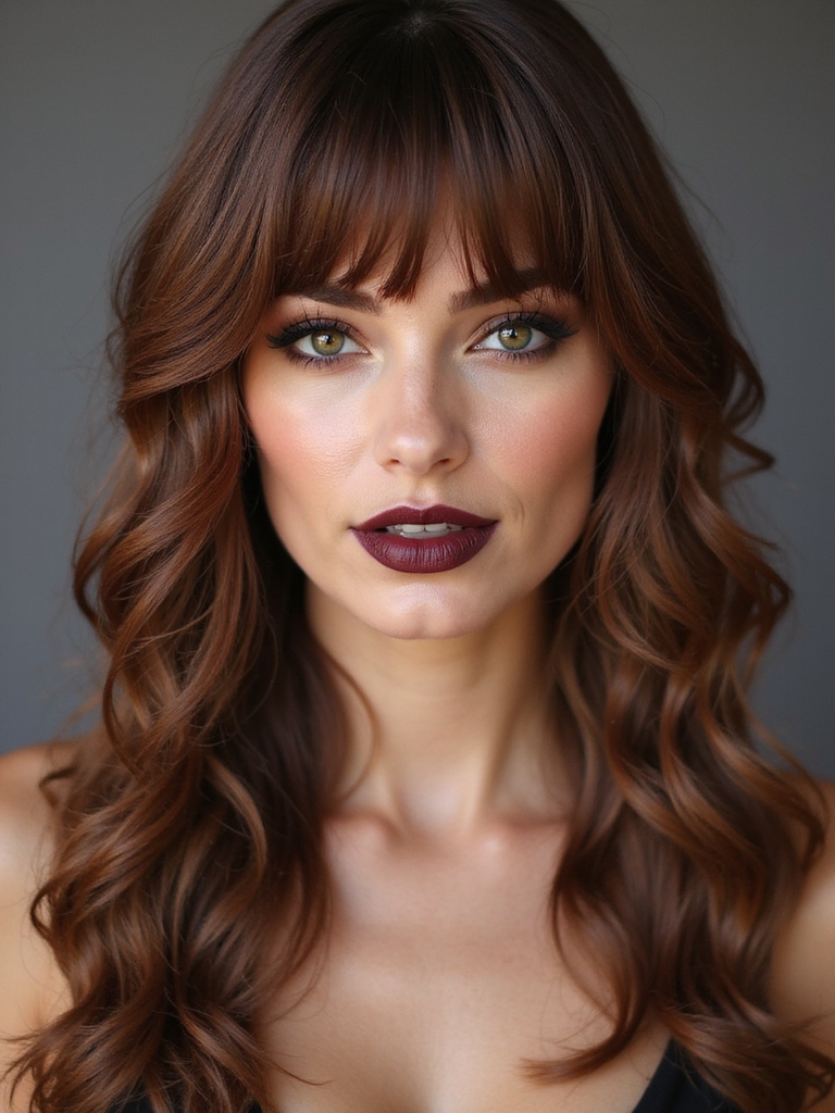 soft cheek framing wispy layers