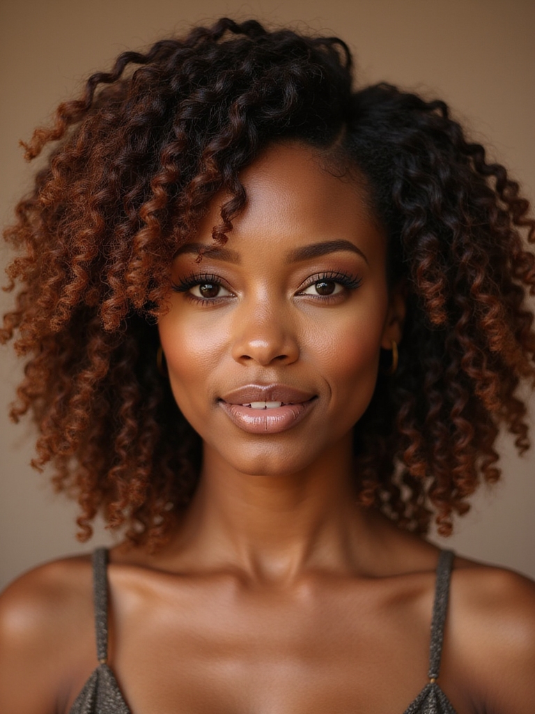 soft curly loc bob