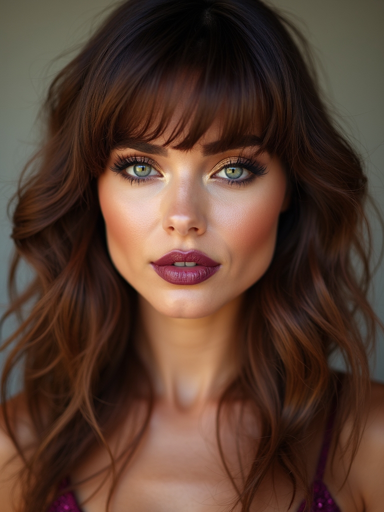 soft face framing wavy movement