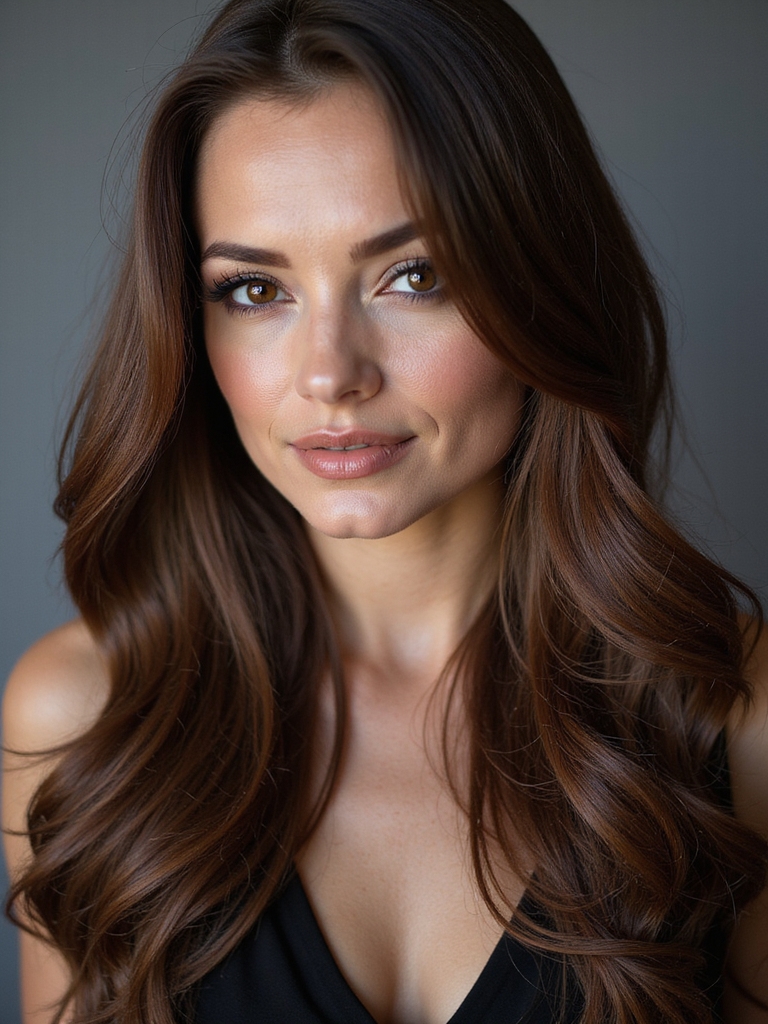 soft face framing wispy layers