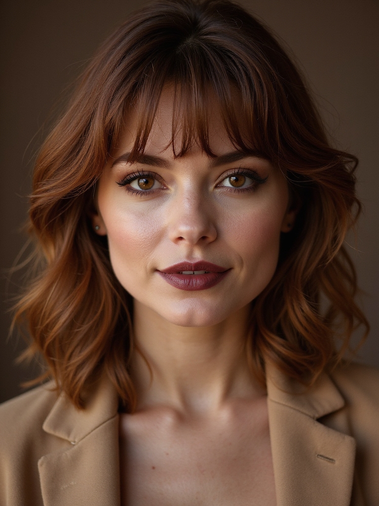 soft flirty wispy bangs