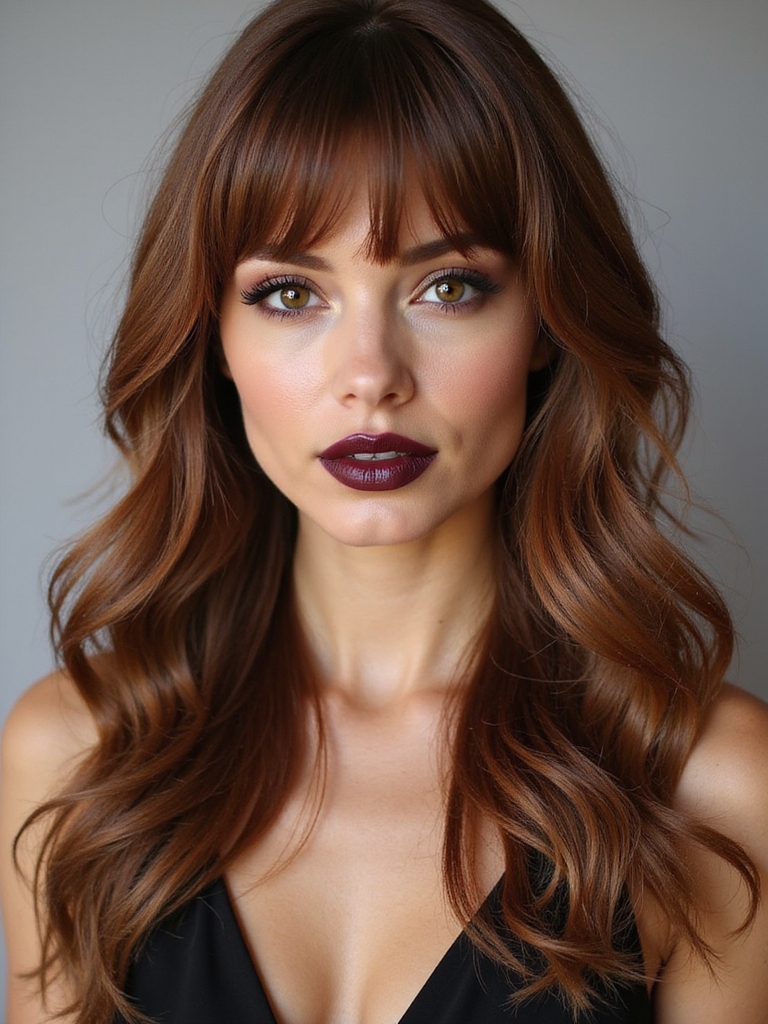 soft layered fringe volume