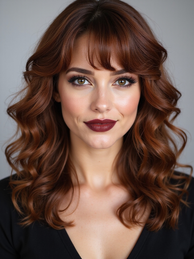 soft layers angled fringe