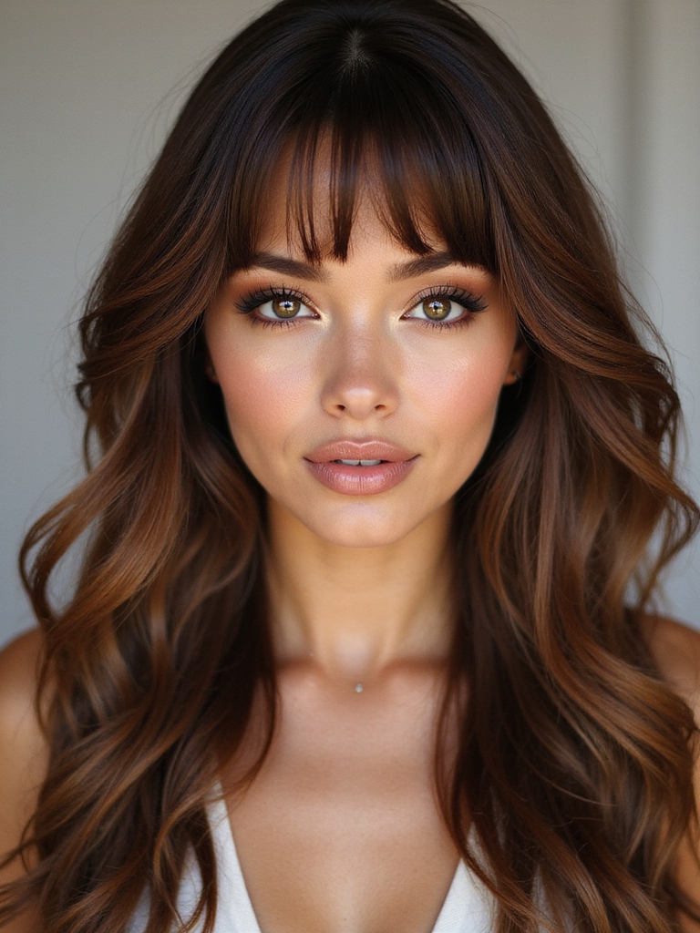 soft side swept wispy bangs