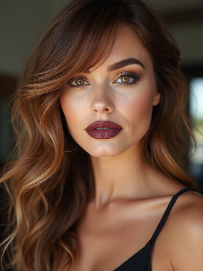 soft side swept wispy bangs