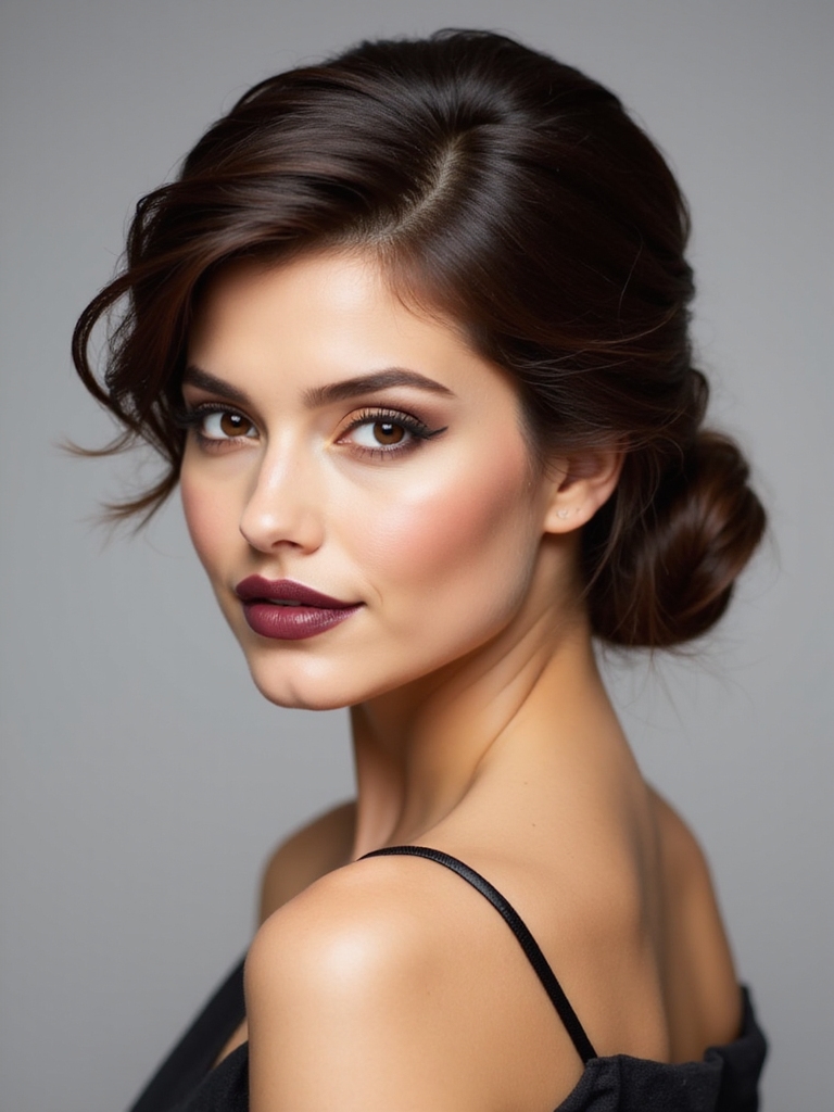 soft side swept wispy framing
