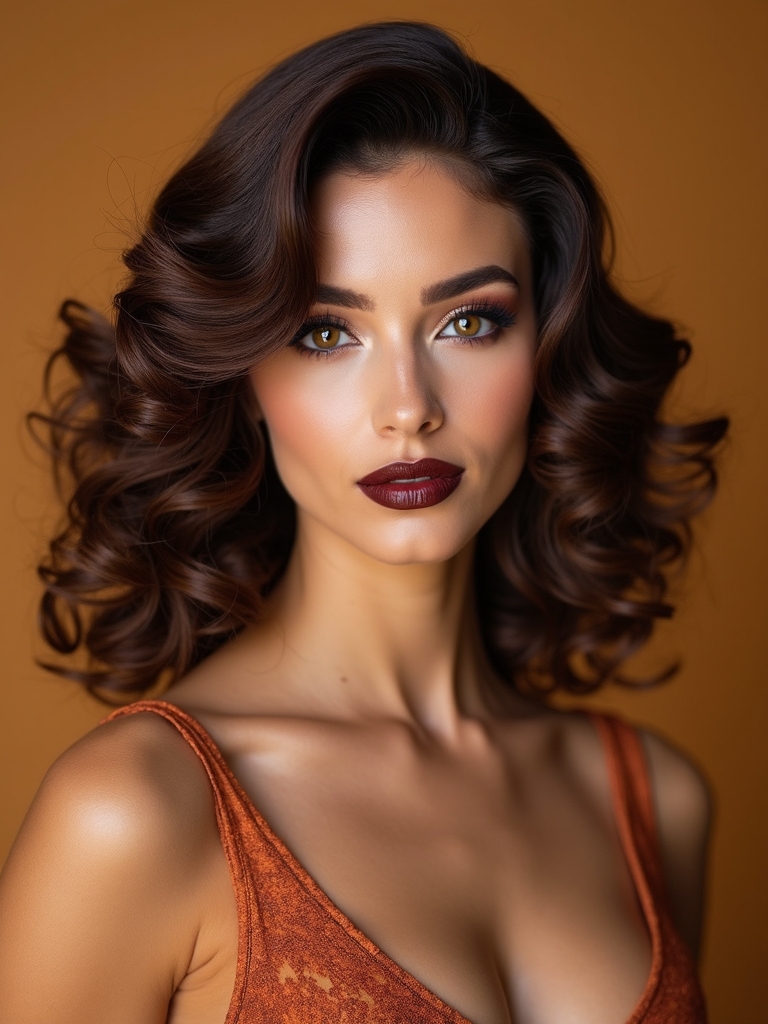 soft spiral curls volume