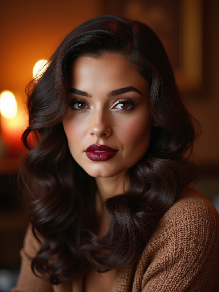soft vintage finger waves