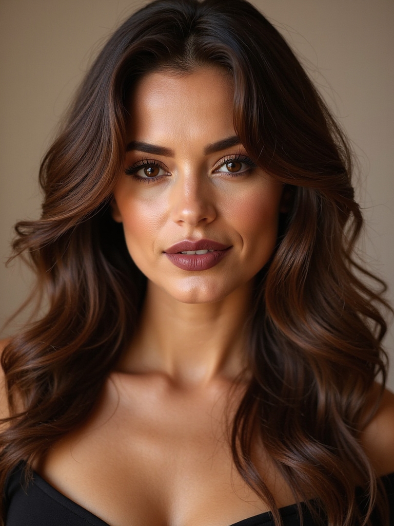 soft waves wispy bangs