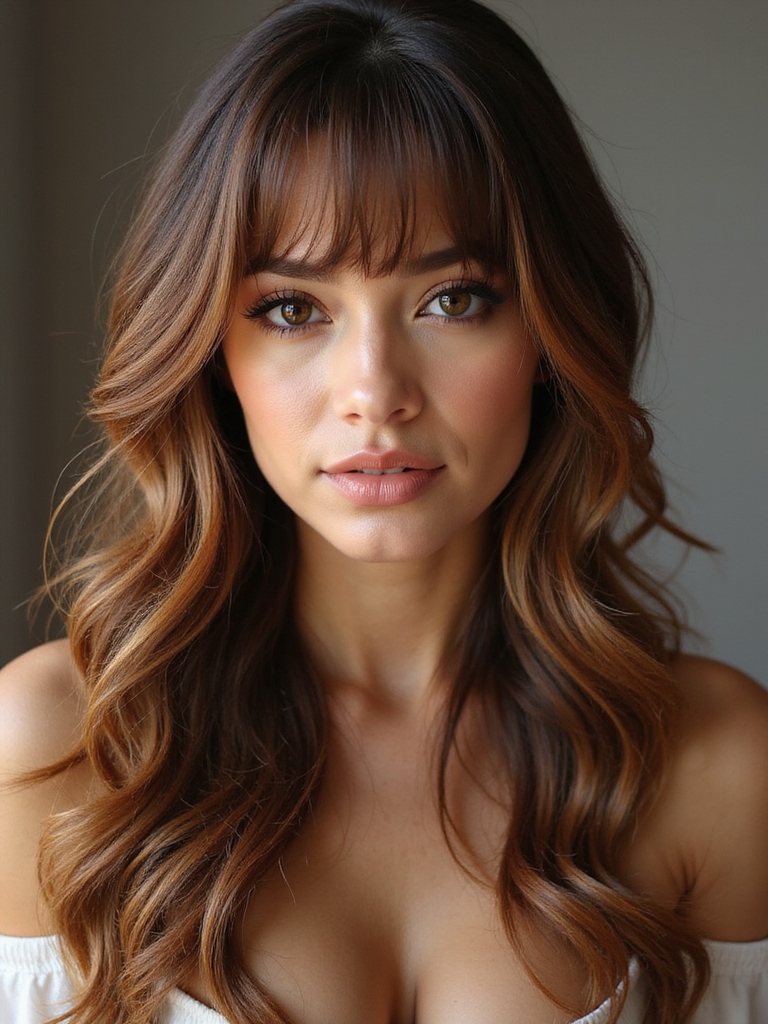 soft wispy baby bangs