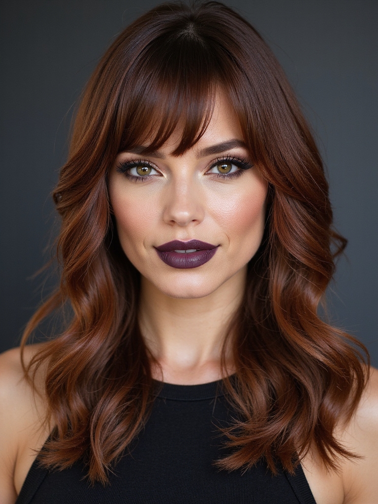 soft wispy face framing layers