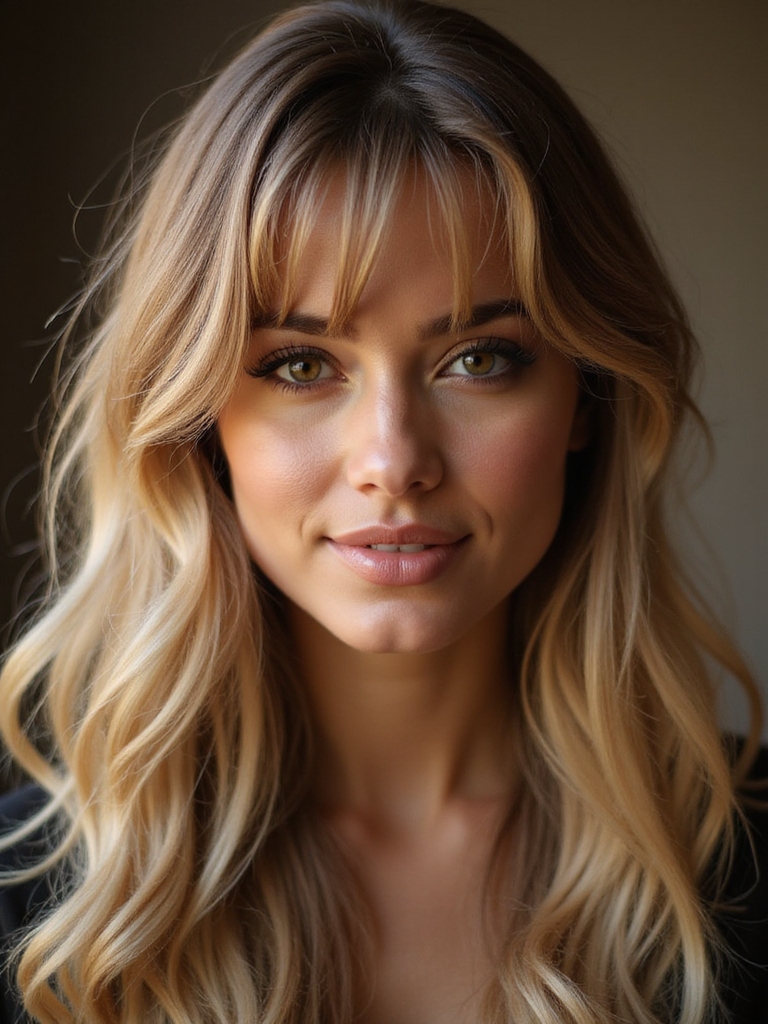 soft wispy fringe texture