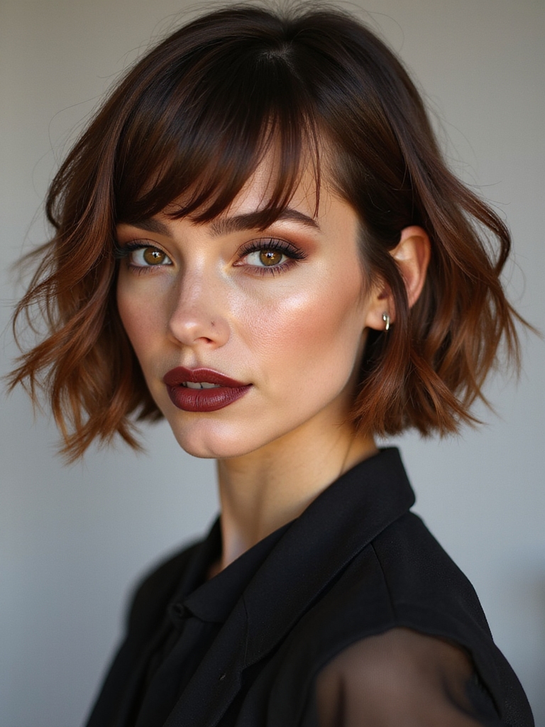 soft wispy modern bowlcut