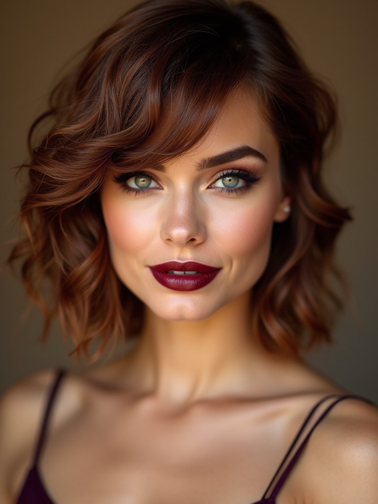 soft wispy side bangs