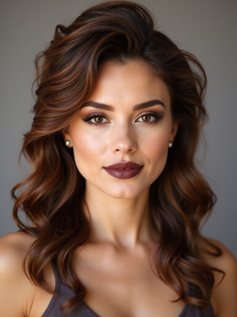 structured curly half up accessory