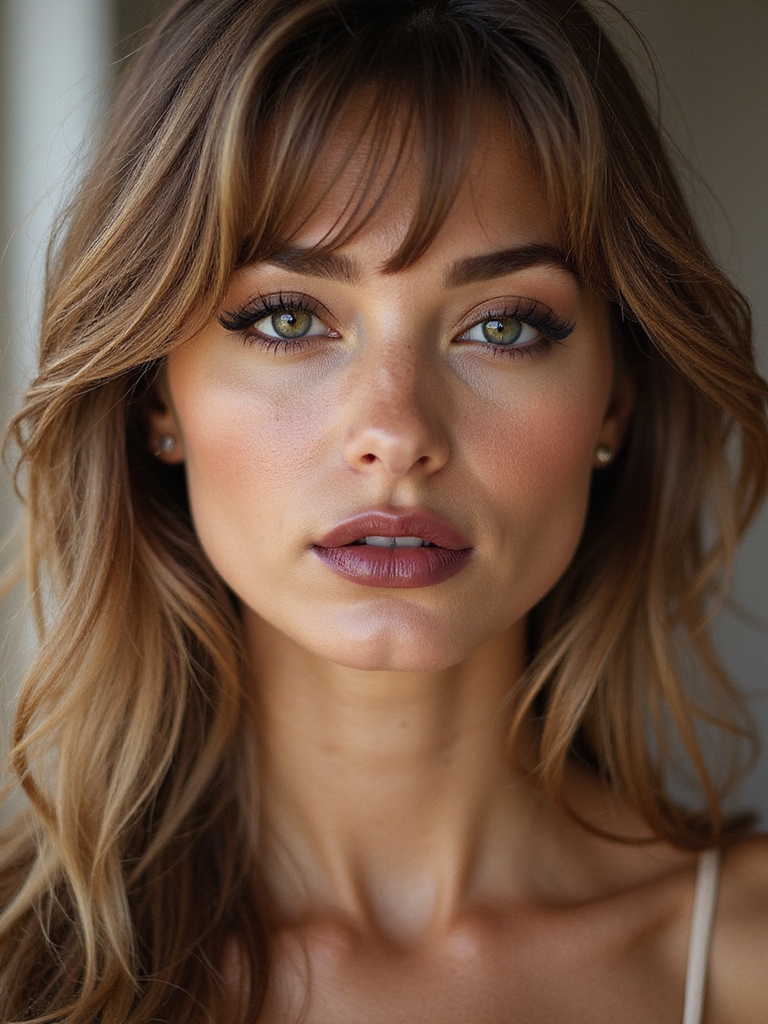 subtle wispy long layers