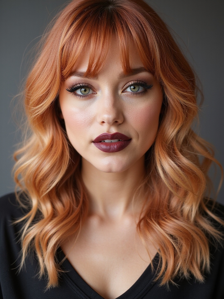 sunlit peachy strawberry warmth