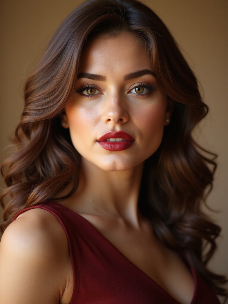 swept romantic textured side curls
