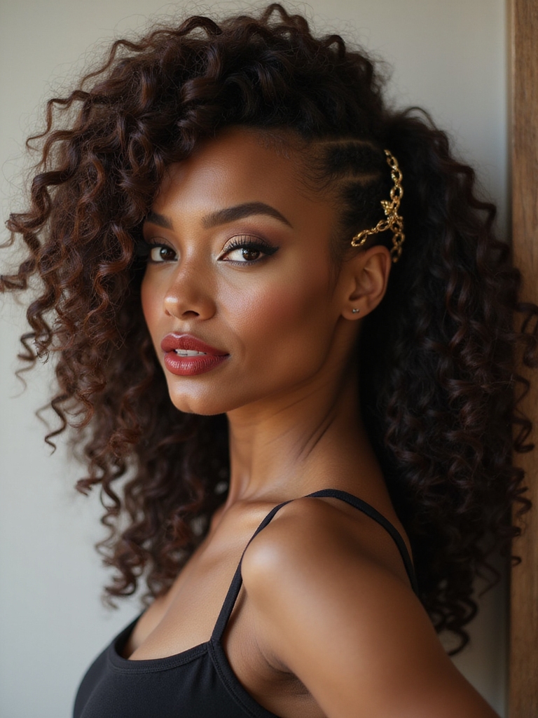 templed braids and twists