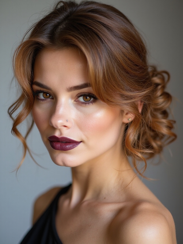 textured low side bun