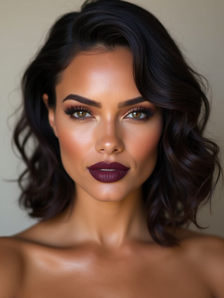 textured tousled slicked back look