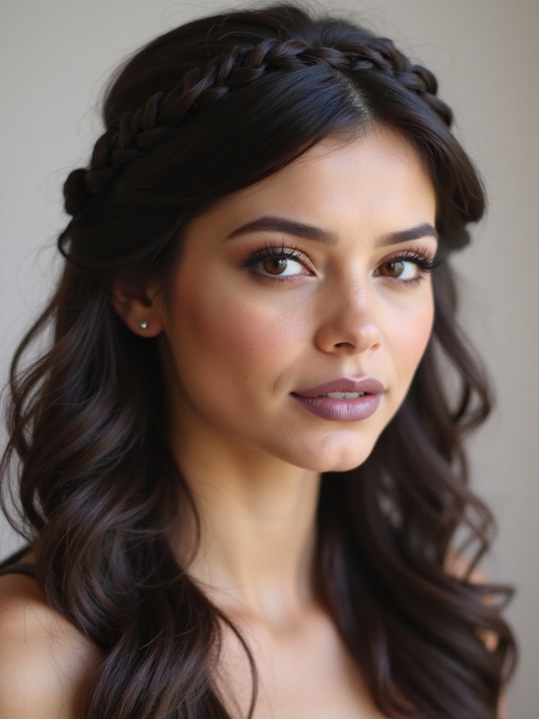 tiny braided texture for crown