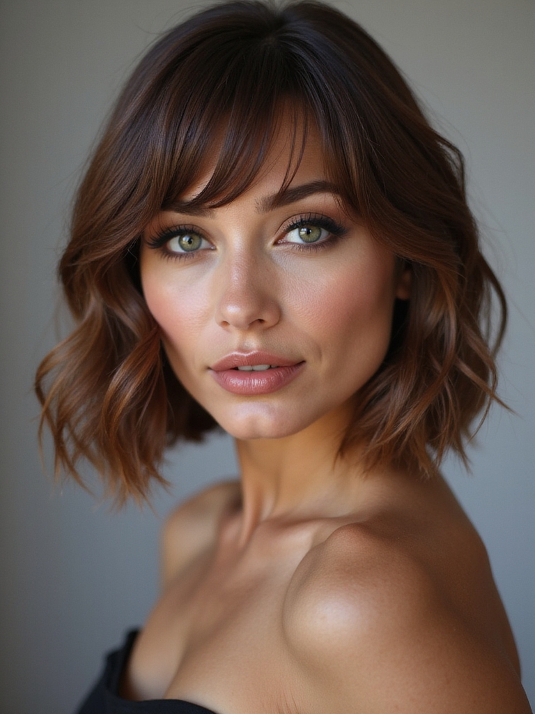 tools for polished side bangs