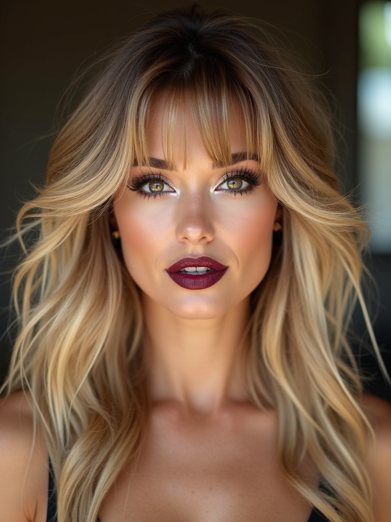 touch up wispy bangs regularly