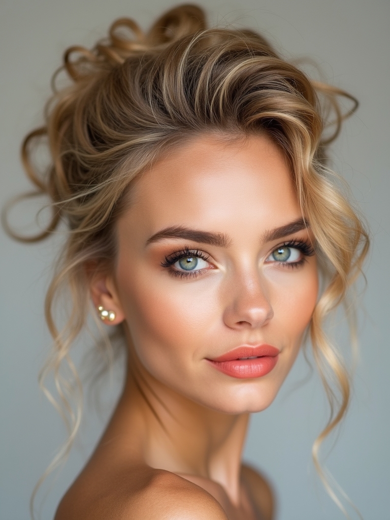 tousled beachy crown braid