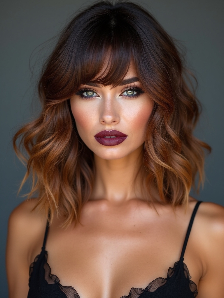 trim bangs frequently layers periodically