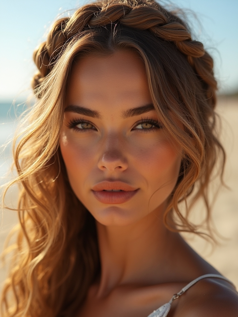 tucked braided beach ready headband