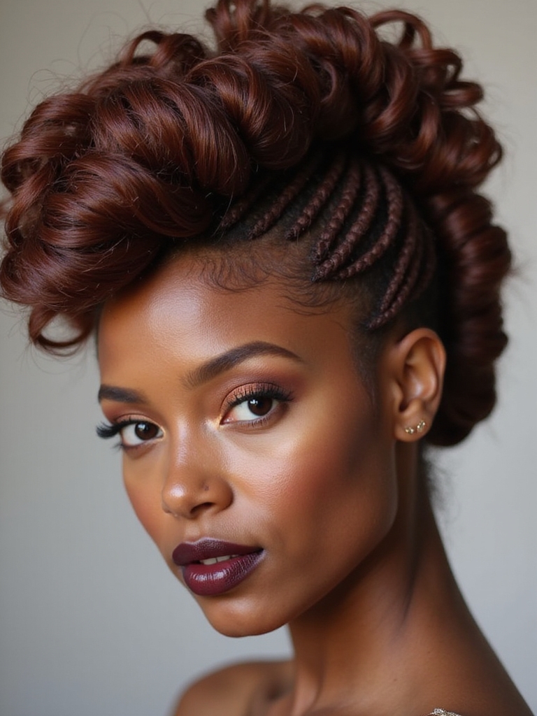 tucked twists bouncy roll