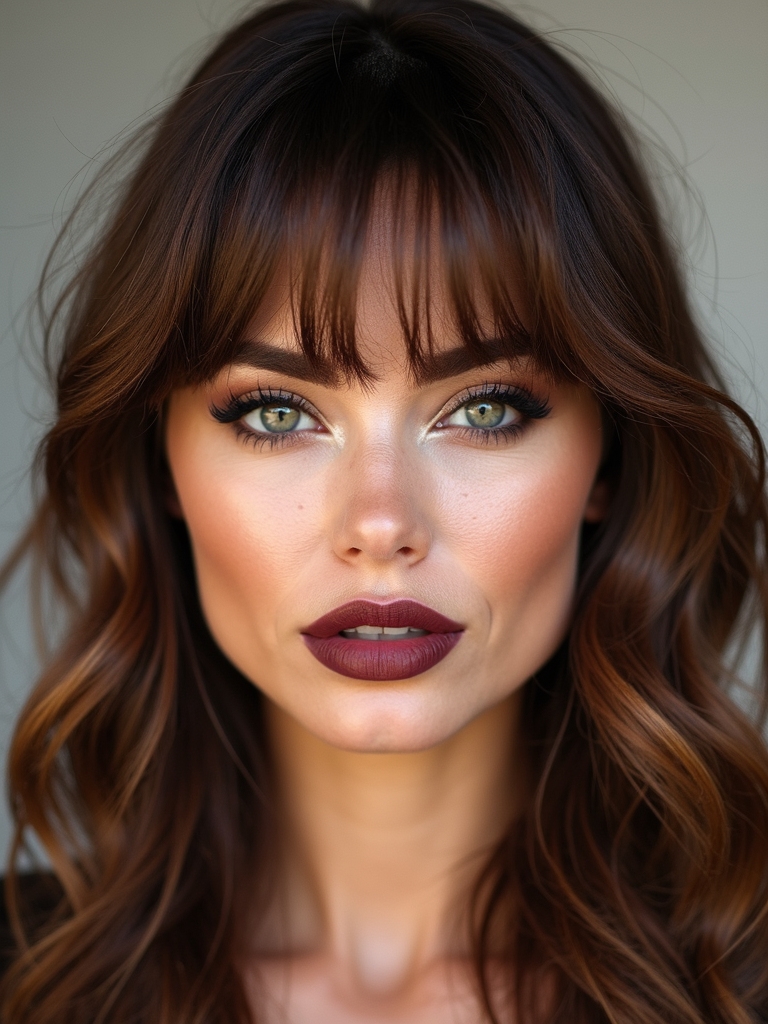 ultra short feathered playful fringe