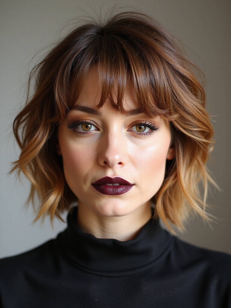 undone pixie bob fringe