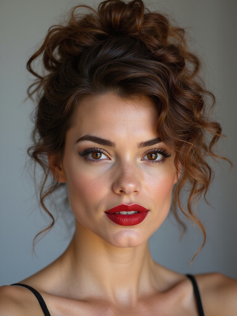 undone romantic wispy updos