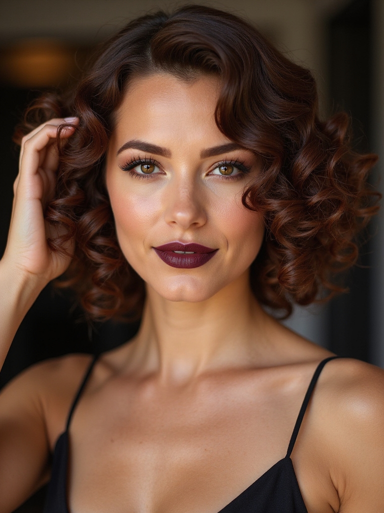 vintage inspired curl preservation