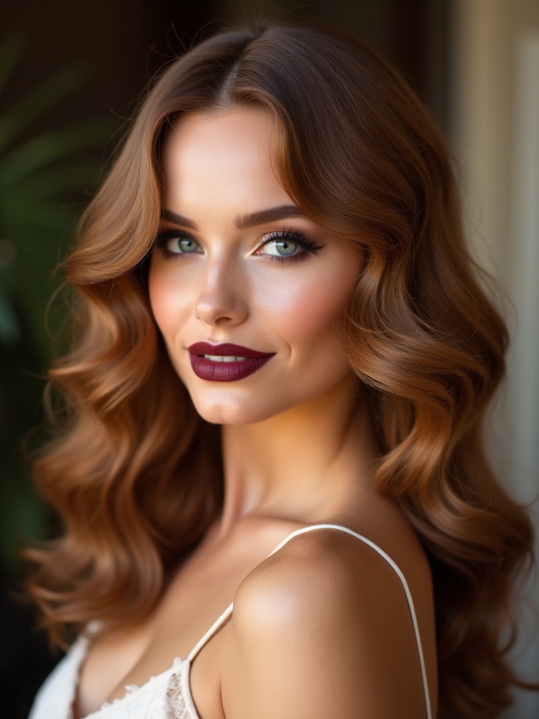 vintage sculpted soft waves