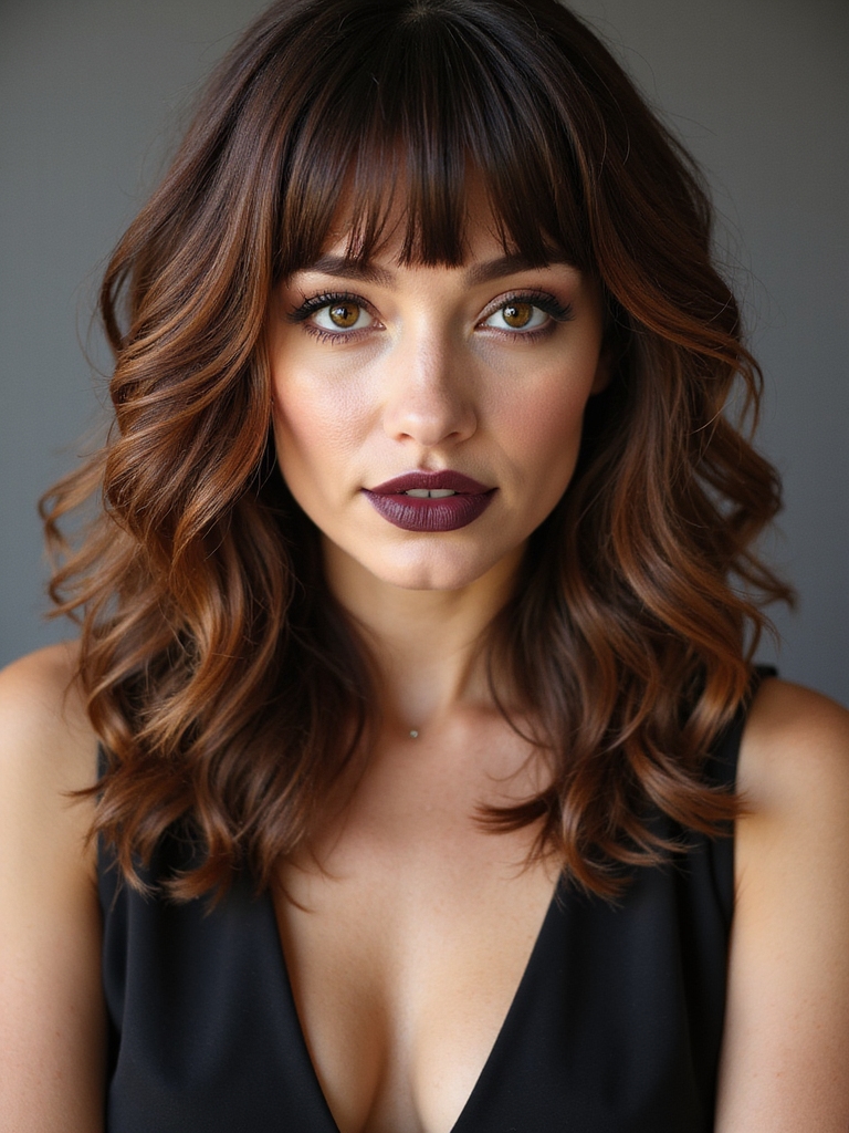 volumizing layers heavy fringe