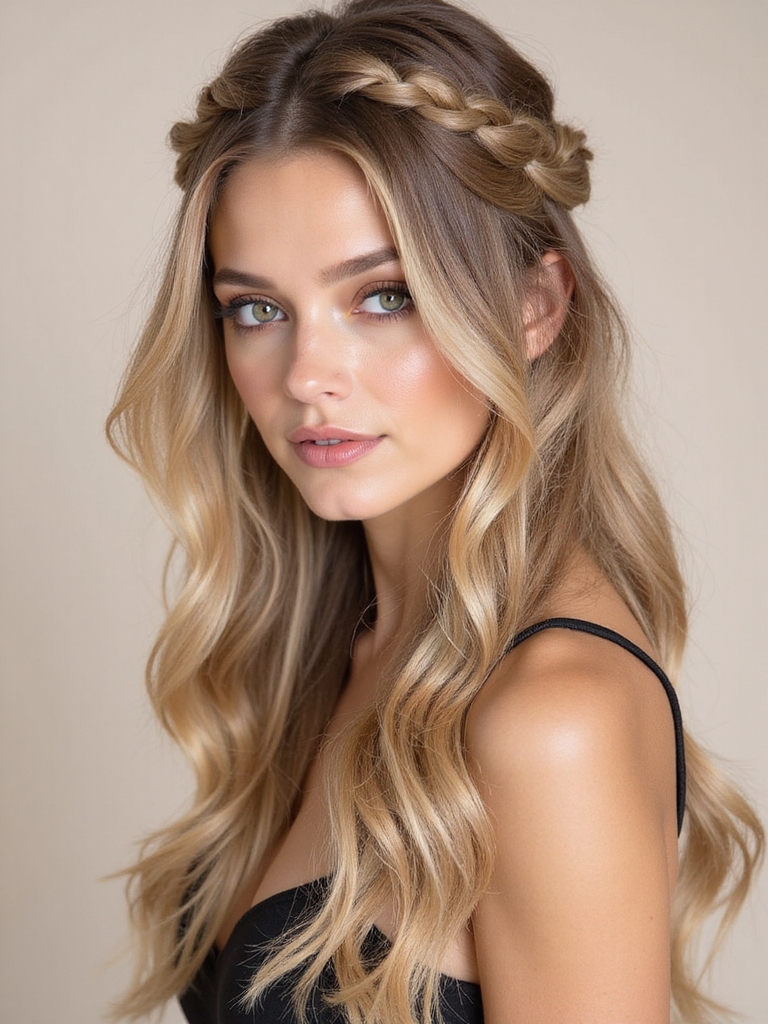 waterfall braid for layers