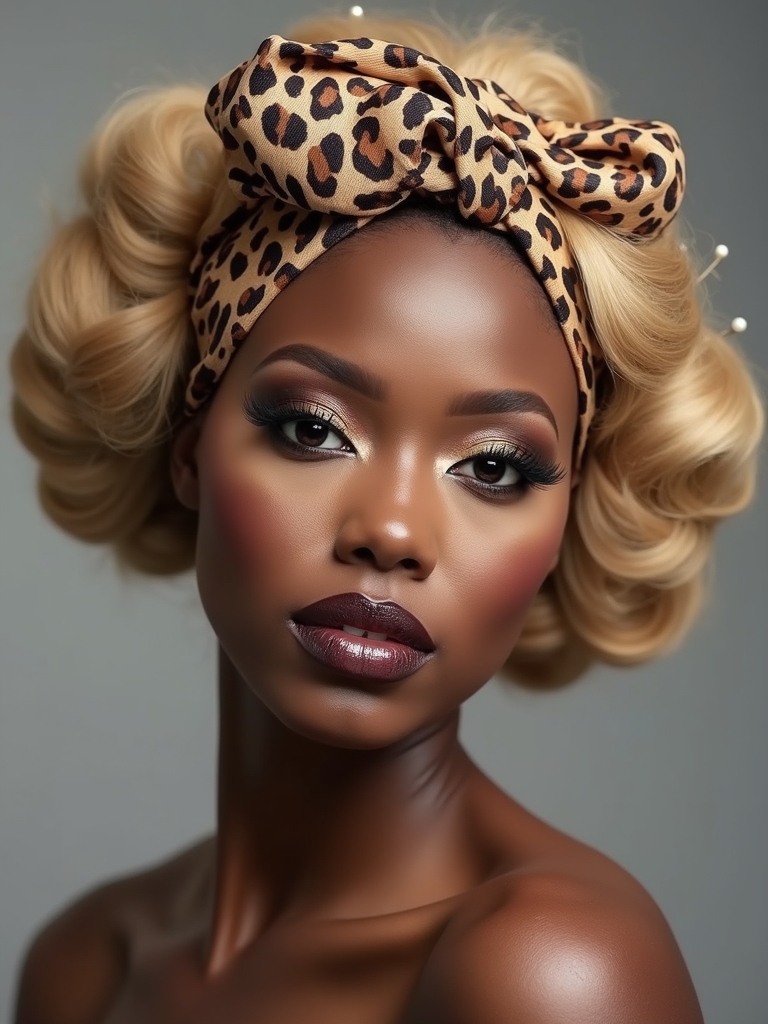 wig friendly vintage accessory styling