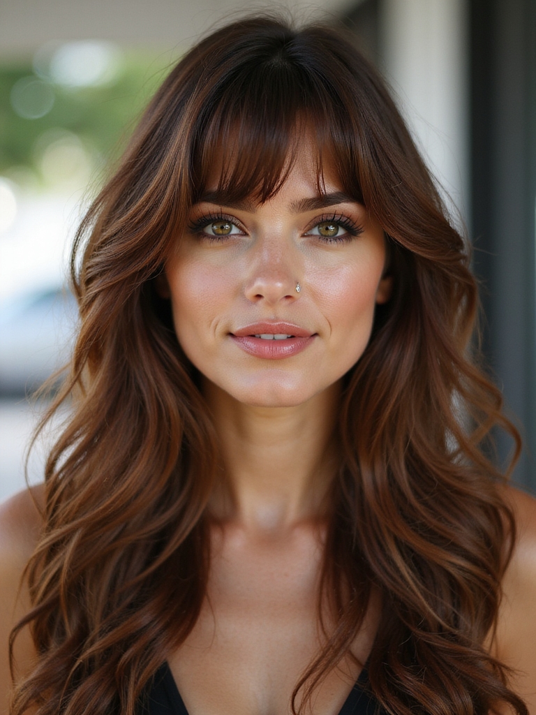 wispy bangs center vs off center