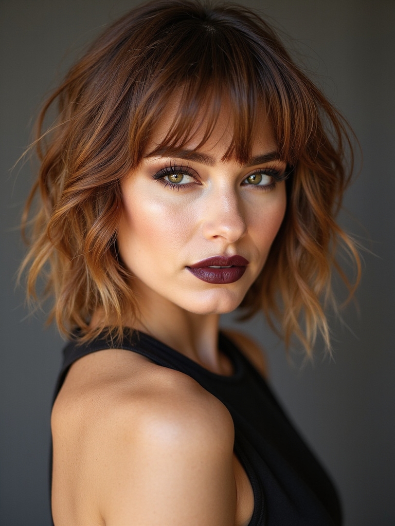 wispy bangs flattering face shapes