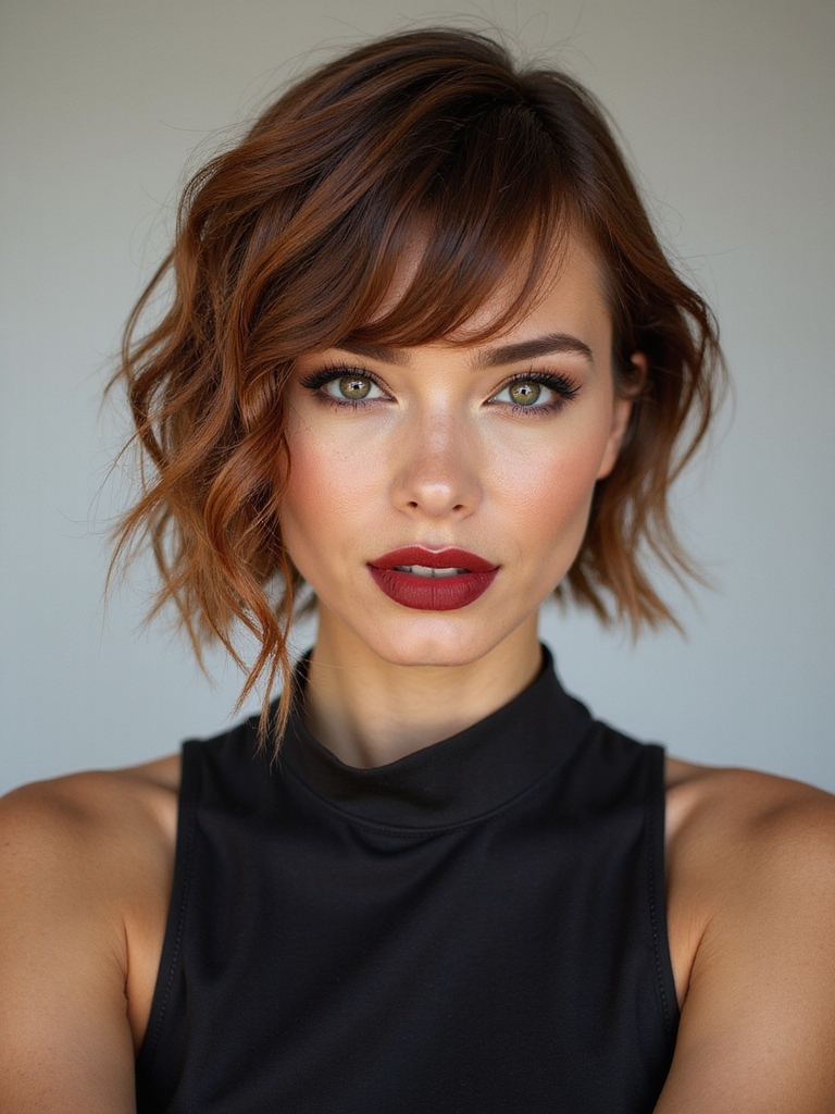 wispy bangs for face shapes