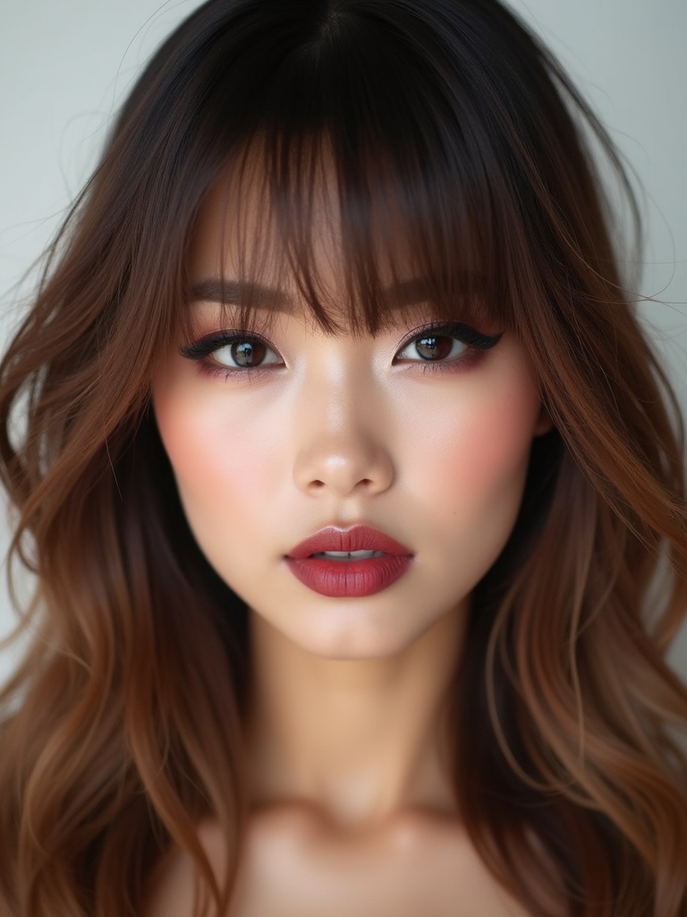 wispy bangs for face shapes