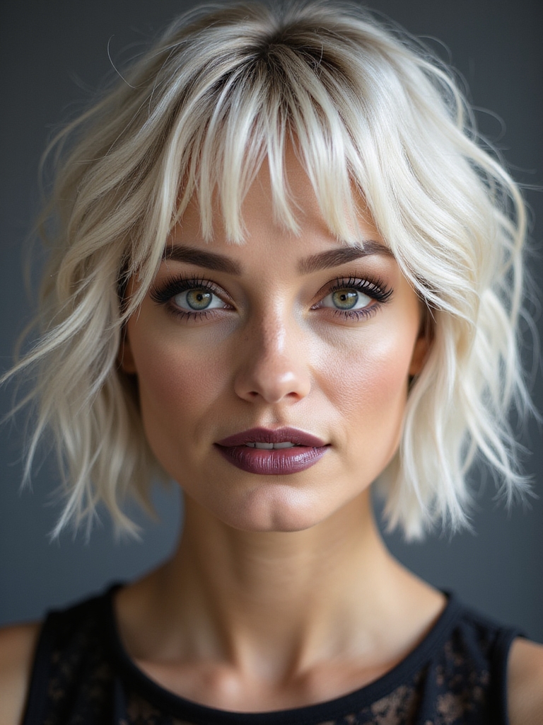 wispy bangs polished effortless finishes