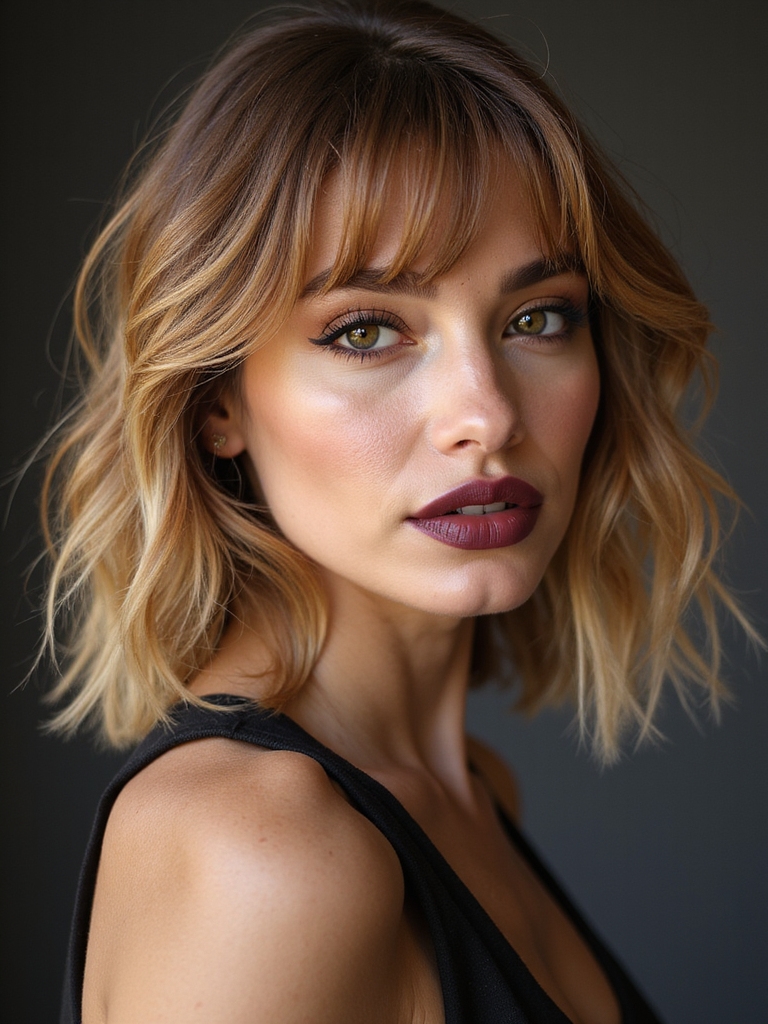 wispy bangs versatile celebrity inspired