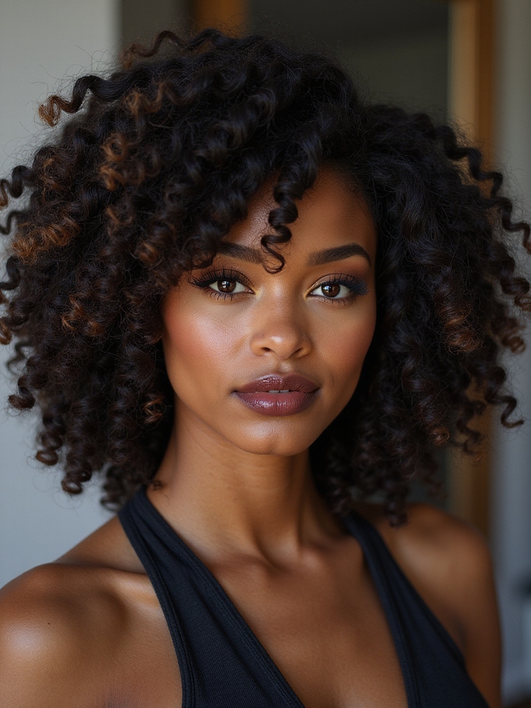 wispy side bangs for coils